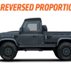 Illustration for article titled This Modified Defender Pick-Up Is Cool and Idiotic
